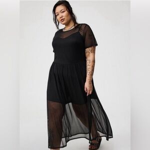 Torrid Mesh Dress with Slip